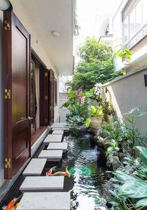 庭院鱼池就这么设计,雅致又灵动