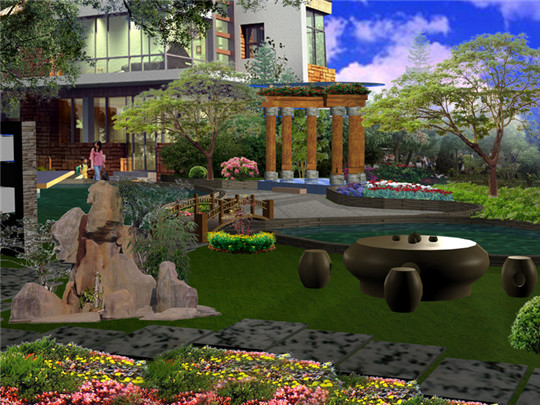 家庭庭院设计图纸及效果图方案大全